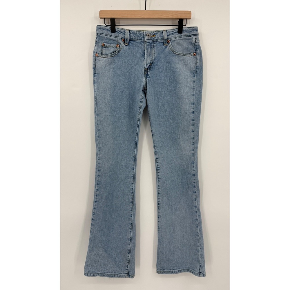 Vintage Levis 518 Jeans Womens 30/9 Blue‎ Superlow Boot Cut Light Wash Denim